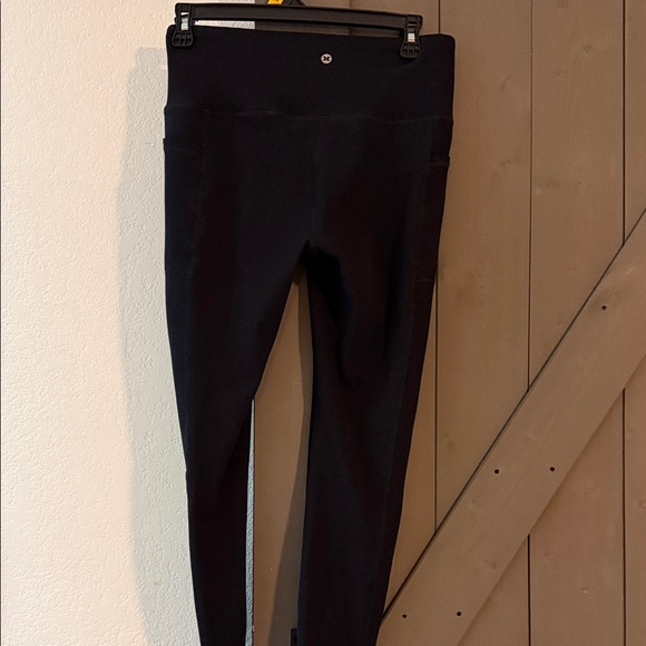 RBX Black Ribbed Leggings - Picture 4 of 5